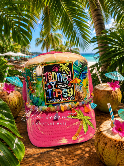 Blu Coconut Tanned & Tipsy Trucker