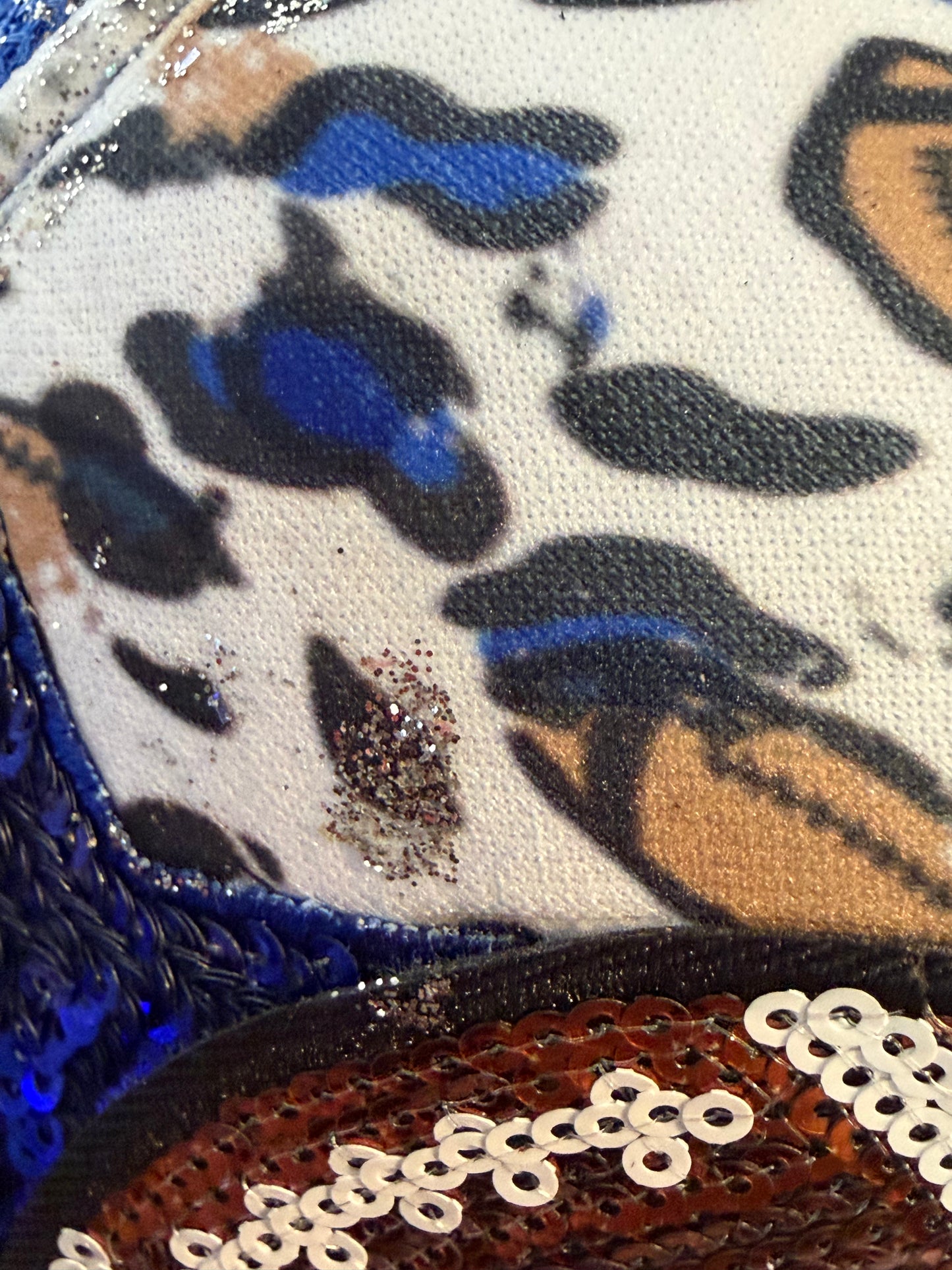 Blu Coconut Blue & White Football Trucker Hat