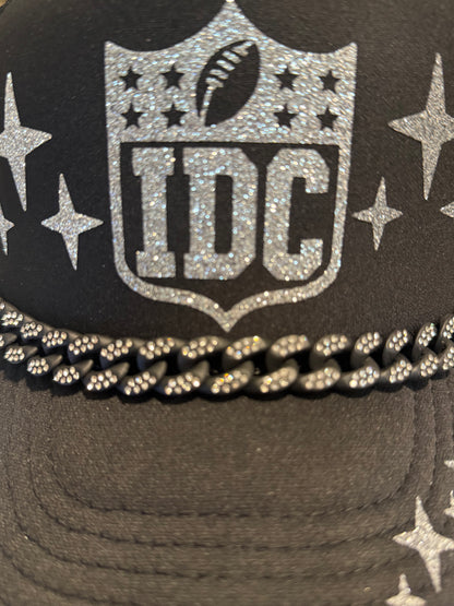 Blu Coconut Black & Silver Trucker Hat