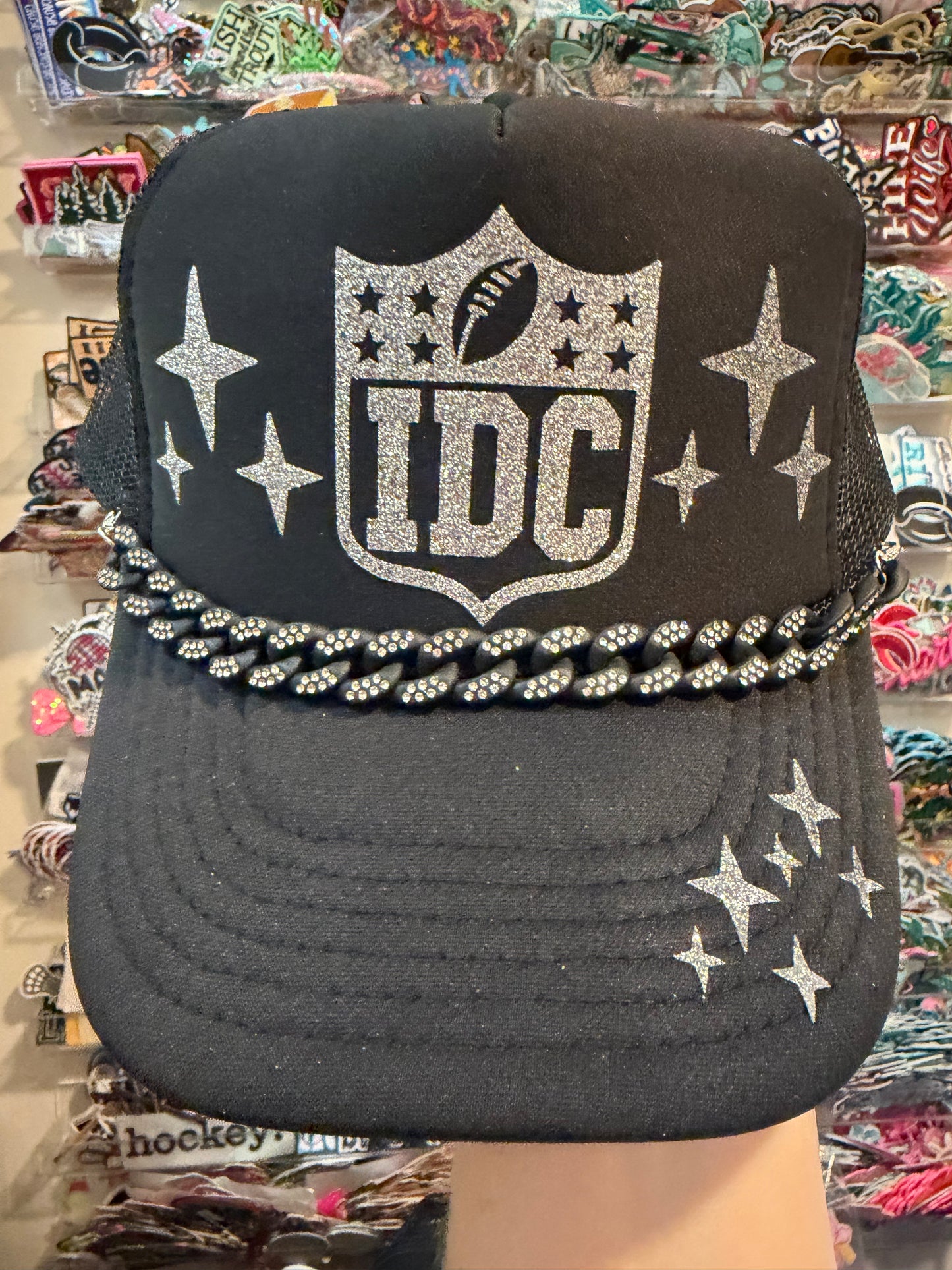 Blu Coconut Black & Silver Trucker Hat