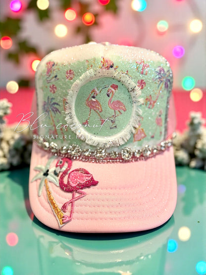 Tropical Flamingo Trucker