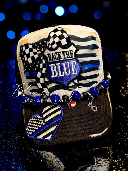 Blu Coconut Back The Blue Trucker