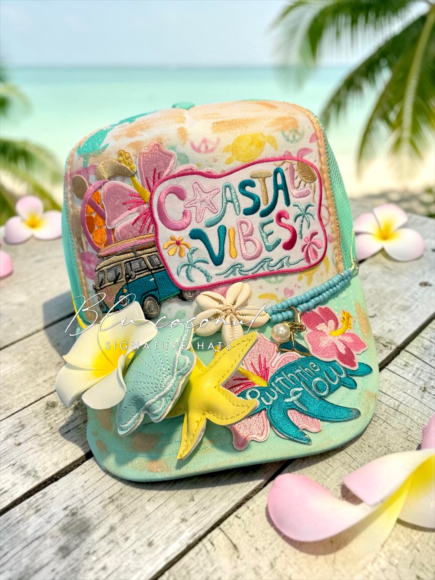 🌴 Blu Coconut Coastal Vibes Signature Hat 🌴