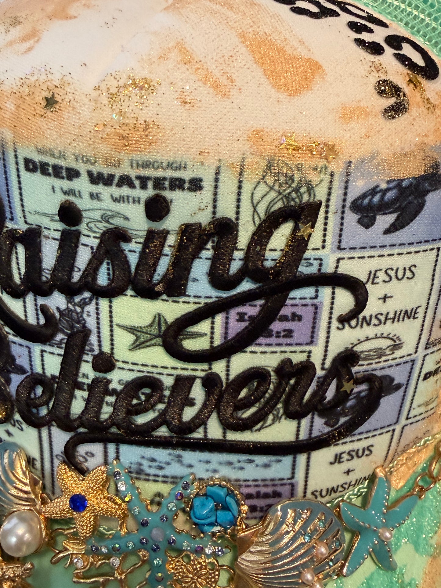 Blu Coconut Raising Believers Trucker