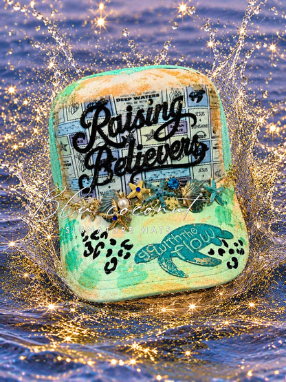 Blu Coconut Raising Believers Trucker