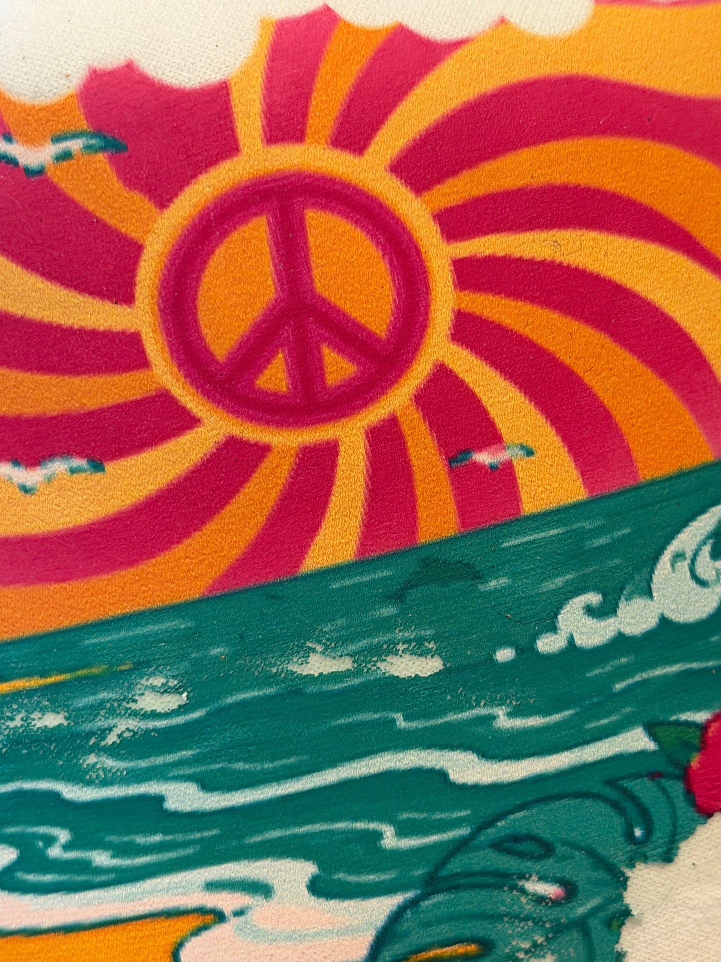 ☮️🌴 Go With The Flow – Blu Coconut Trucker 🌴☮️