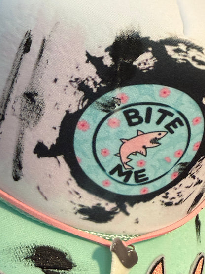Blu Coconut Bite Me Trucker