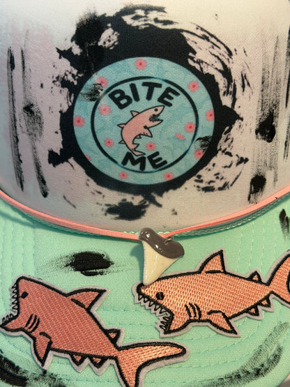 Blu Coconut Bite Me Trucker