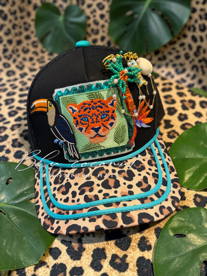 Blu coconut jungle lux trucker