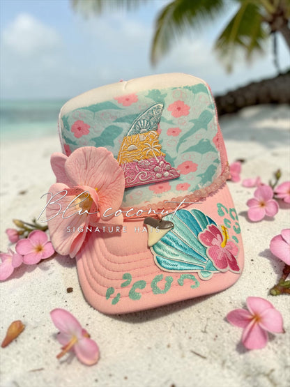 Blu Coconut 🌸🐚 Island daydreams Trucker