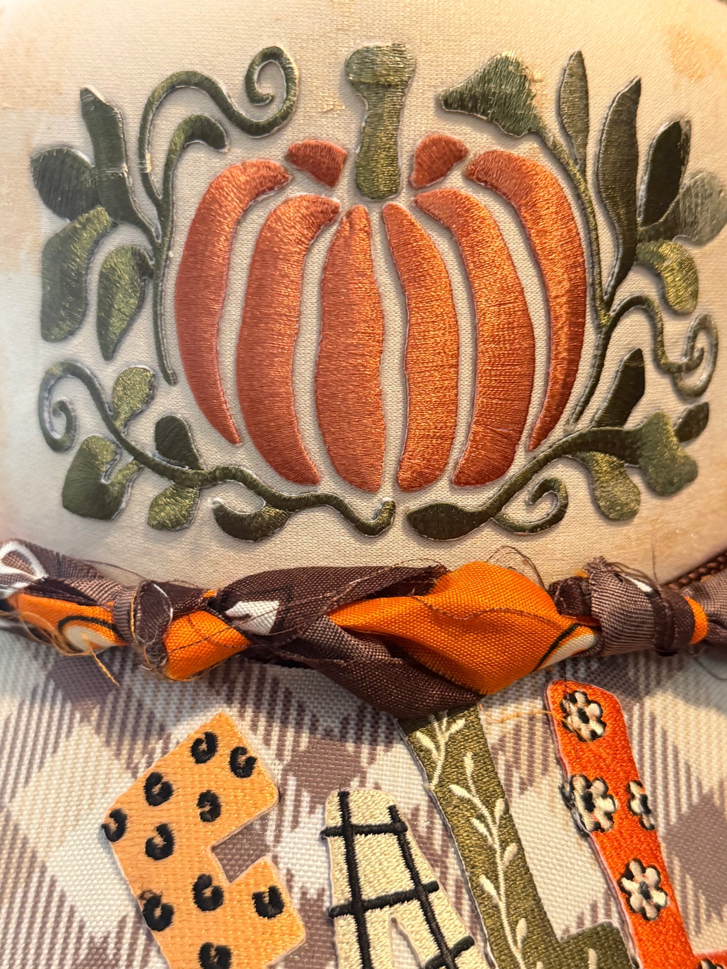 Blu Coconut Pumpkin Fall Bandana Trucker Hat