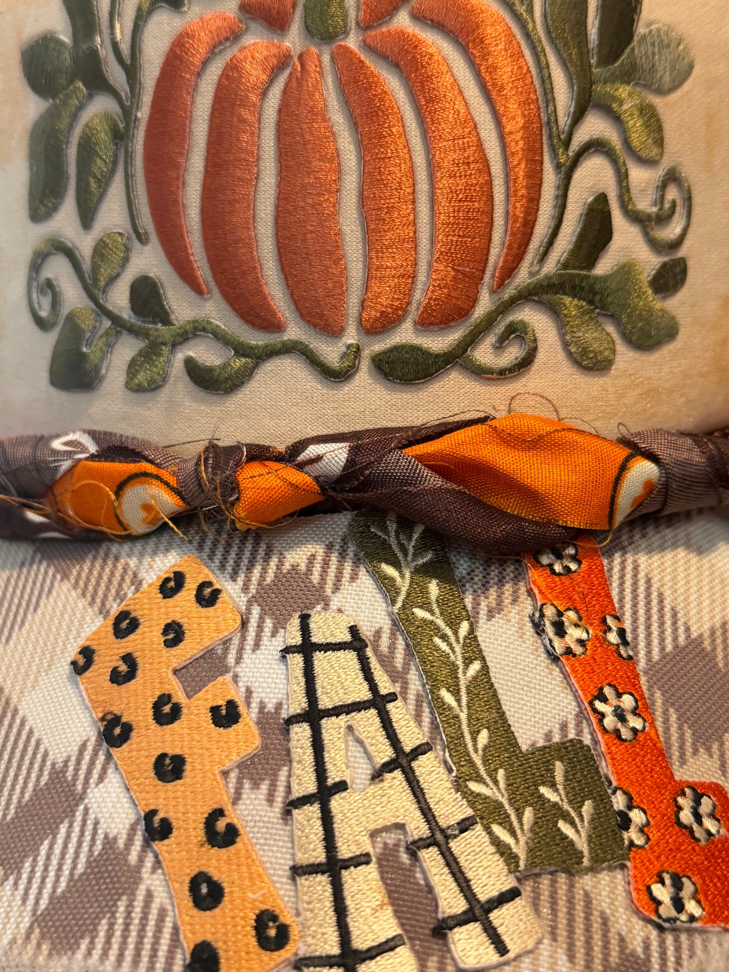 Blu Coconut Pumpkin Fall Bandana Trucker Hat