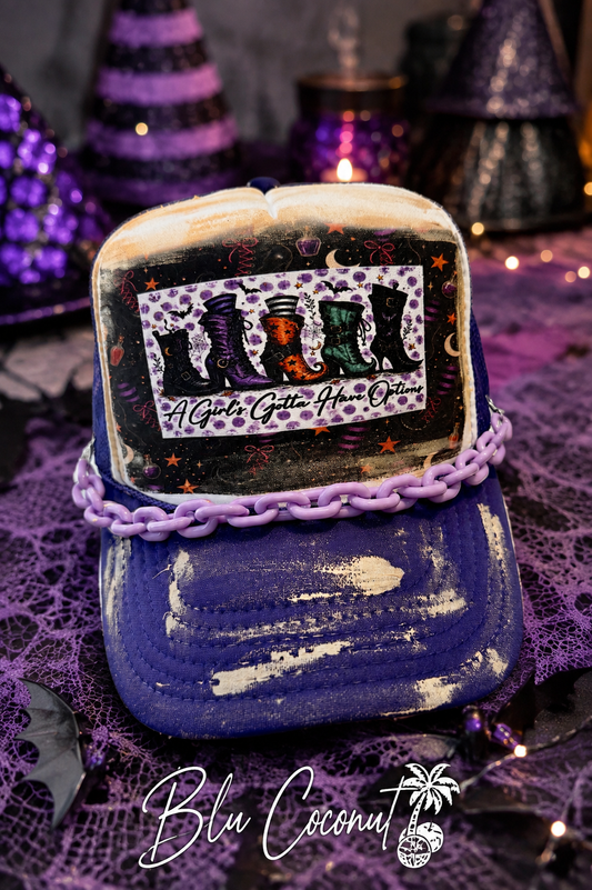 Blu Coconut A Girl’s Gotta Have OptionsTrucker Hat