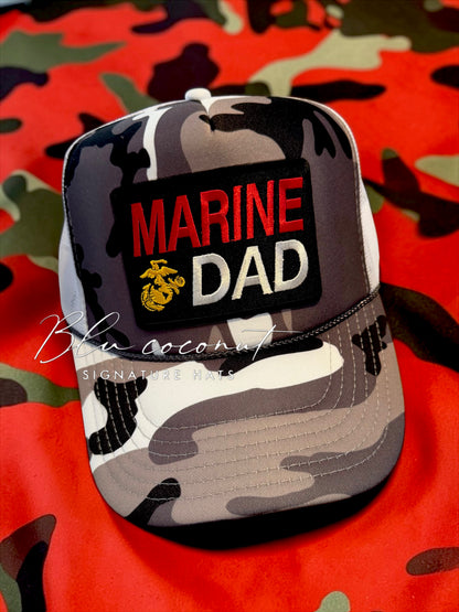 Blu Coconut Marine Dad Trucker