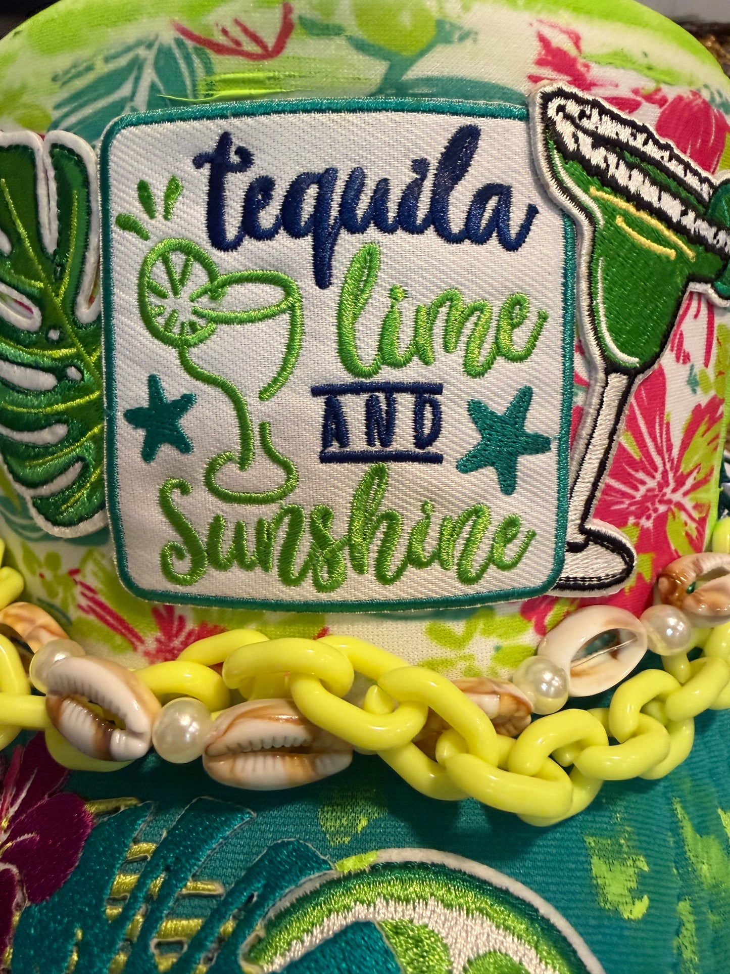 Blu Coconut Lime and Sunshine Trucker