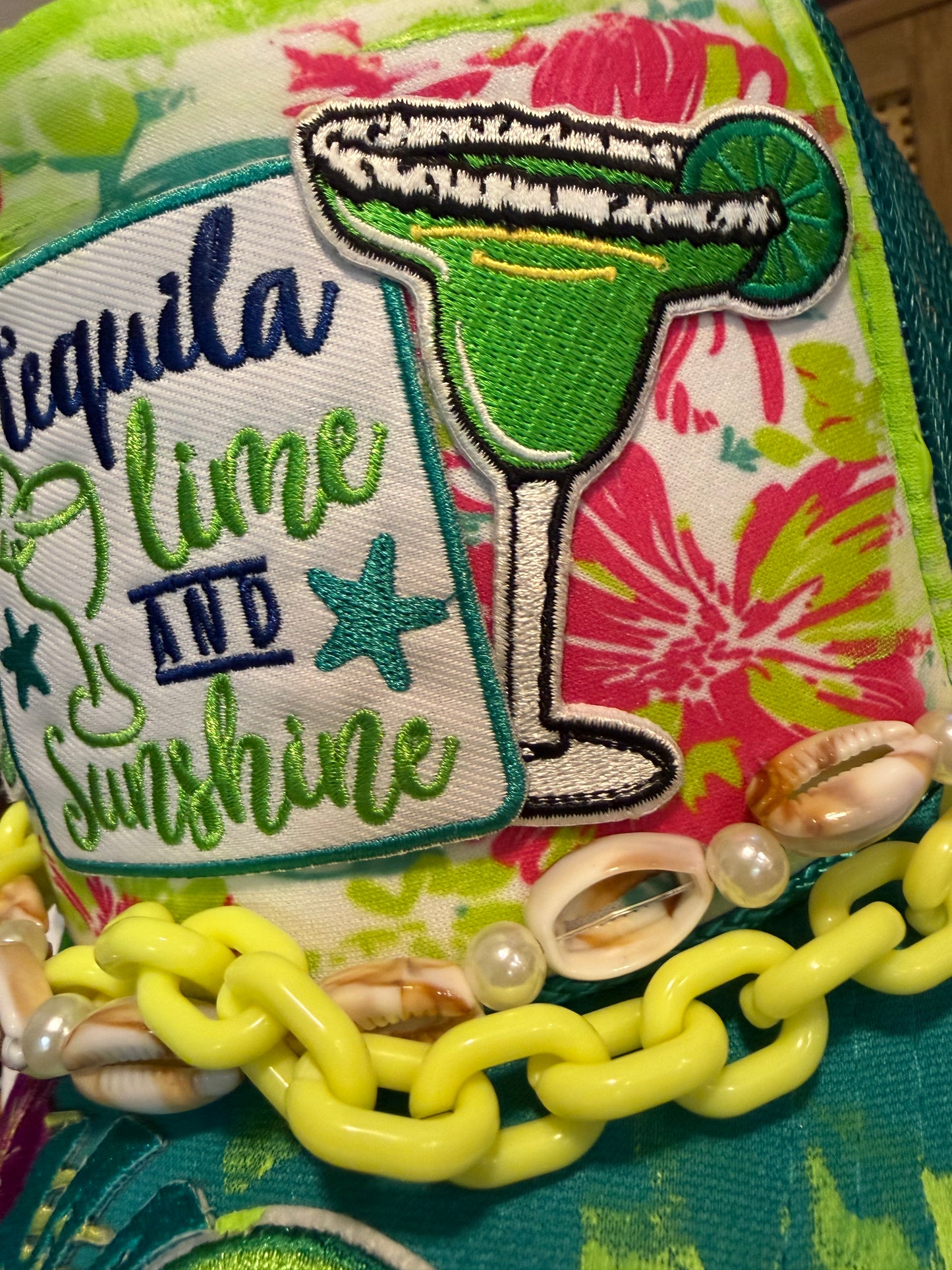 Blu Coconut Lime and Sunshine Trucker