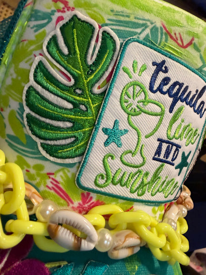 Blu Coconut Lime and Sunshine Trucker