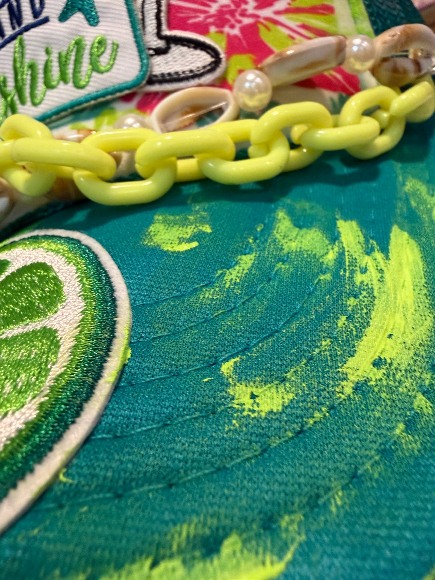 Blu Coconut Lime and Sunshine Trucker