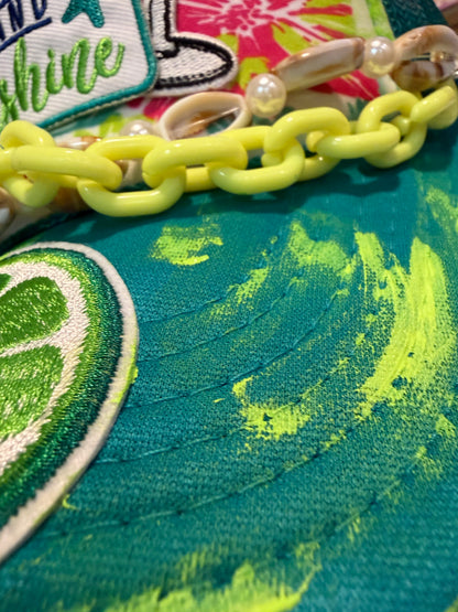 Blu Coconut Lime and Sunshine Trucker