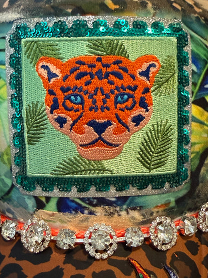 Blu Coconut 🌿🐆 Tropical Tiger Luxe Trucker 🐆🌿