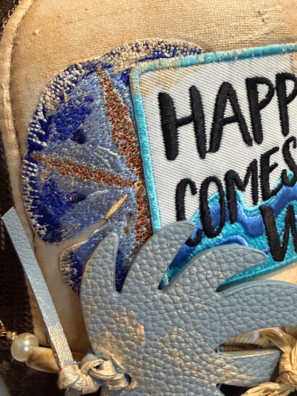 Blu Coconut Happiness Comes In Waves Trucker