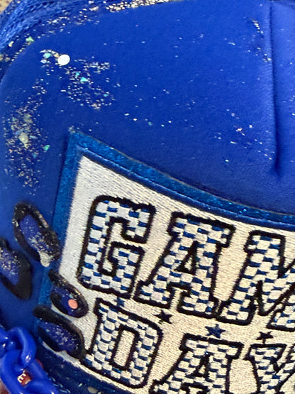 Blu Coconut Blue & White Game Day Trucker Hat
