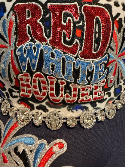 🇺🇸❤️🤍💙 RED, WHITE & BOUJEE TRUCKER ❤️🤍💙🇺🇸