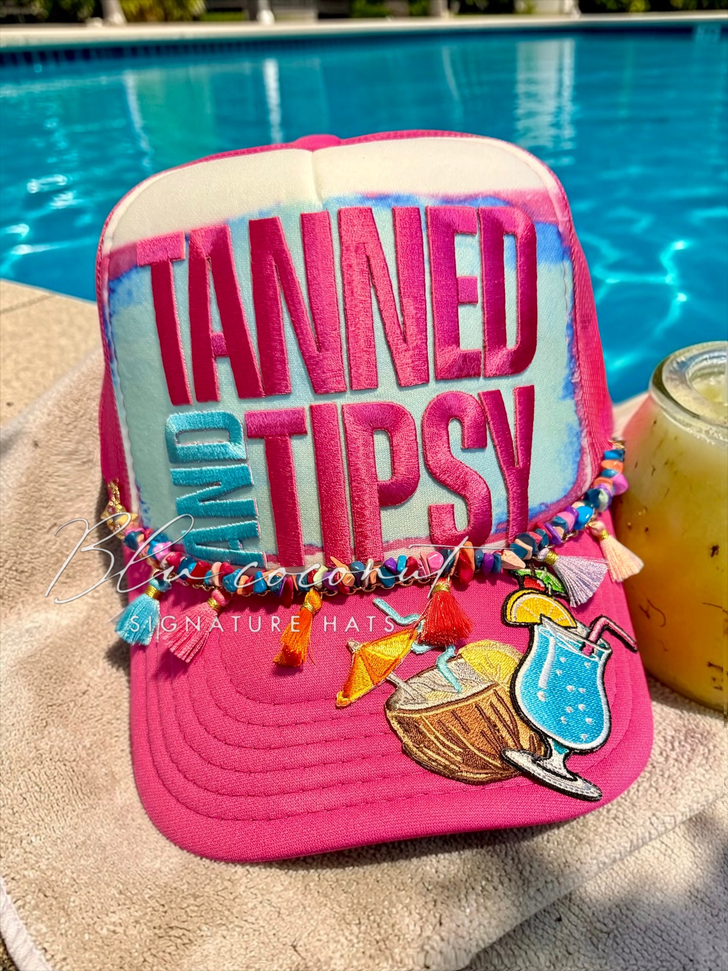 Blu Coconut Tanned And Tipsy Trucker