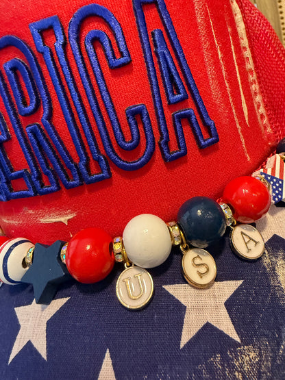 Blu Coconut 🇺🇸❤️🤍💙 MERICA Trucker 💙🤍❤️🇺🇸