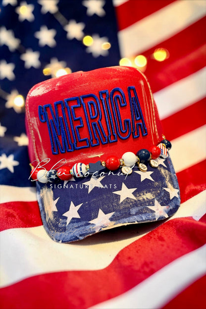 Blu Coconut 🇺🇸❤️🤍💙 MERICA Trucker 💙🤍❤️🇺🇸