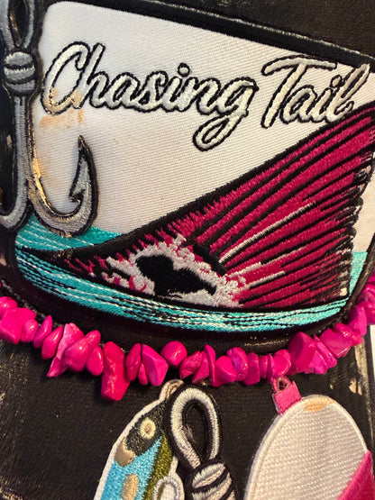 🎣 Blu Coconut Chasing Tail Trucker 🎣