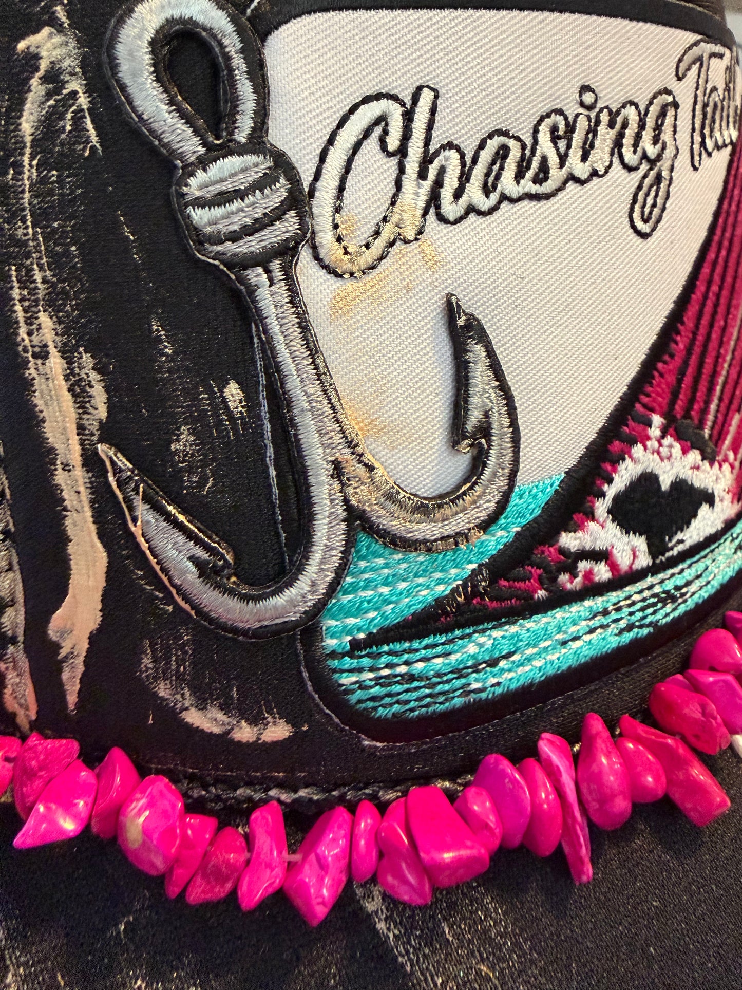 🎣 Blu Coconut Chasing Tail Trucker 🎣