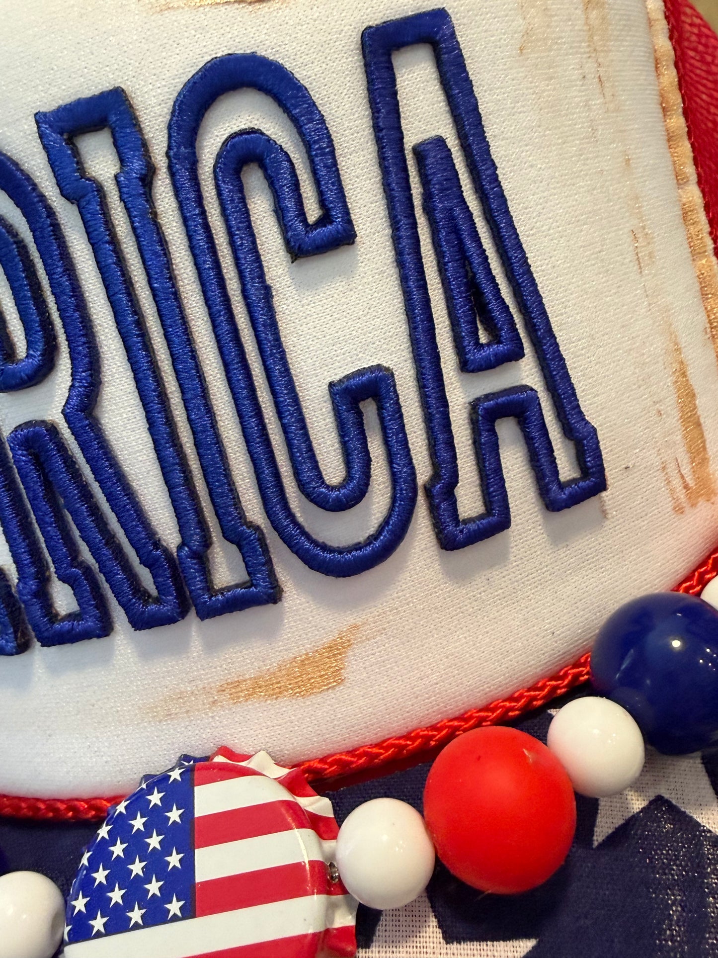 Blu coconut 🇺🇸❤️🤍💙 MERICA Trucker 💙🤍❤️🇺🇸