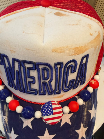 Blu coconut 🇺🇸❤️🤍💙 MERICA Trucker 💙🤍❤️🇺🇸