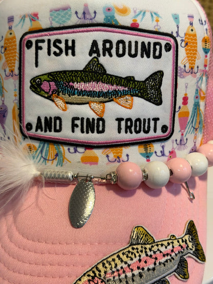 Blu Coconut Fish Around Trucker