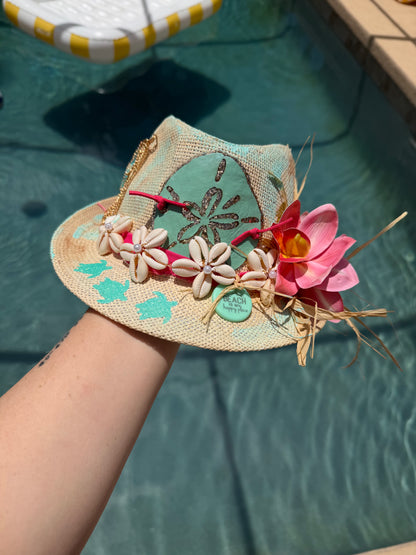 Blu Coconut island vibes Fedora