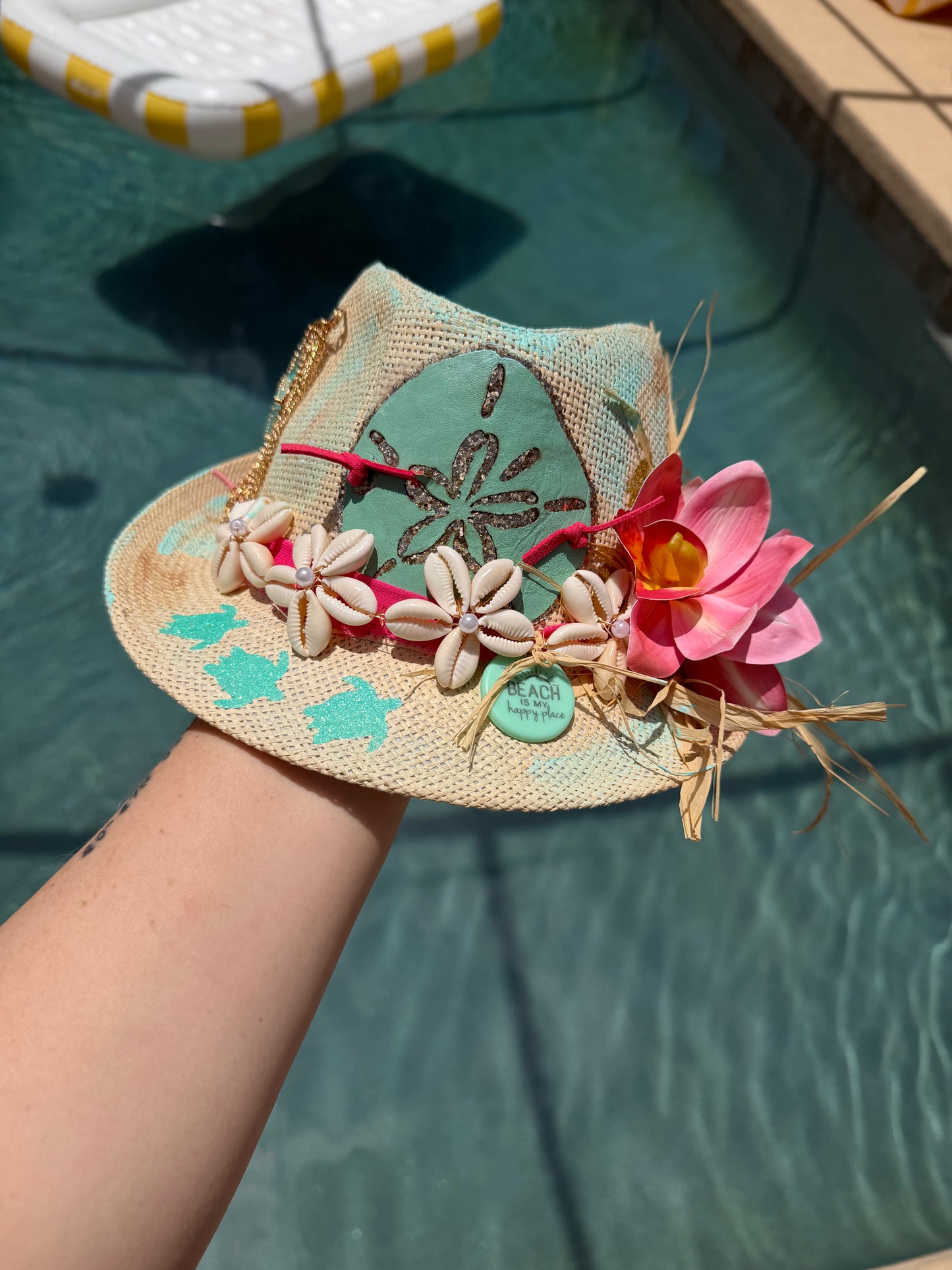 Blu Coconut island vibes Fedora