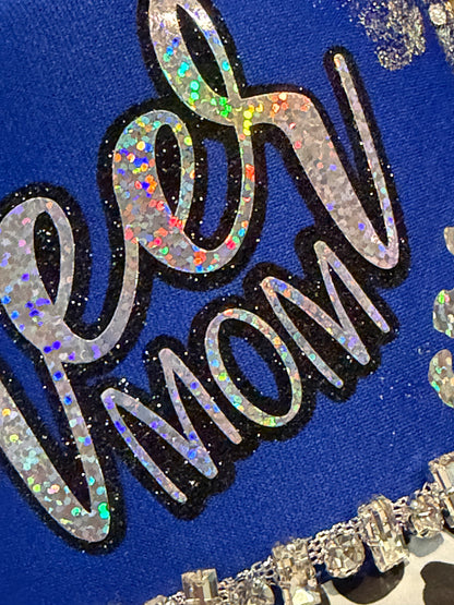 Blu Coconut Royal Blue holographic cheer Trucker Hat
