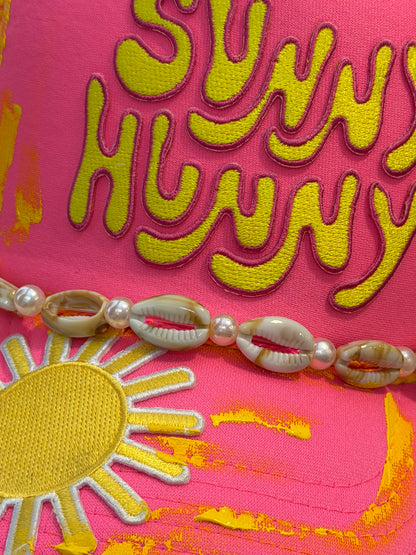 Blu Coconut Sunny Hunny ☀️🌺 Trucker