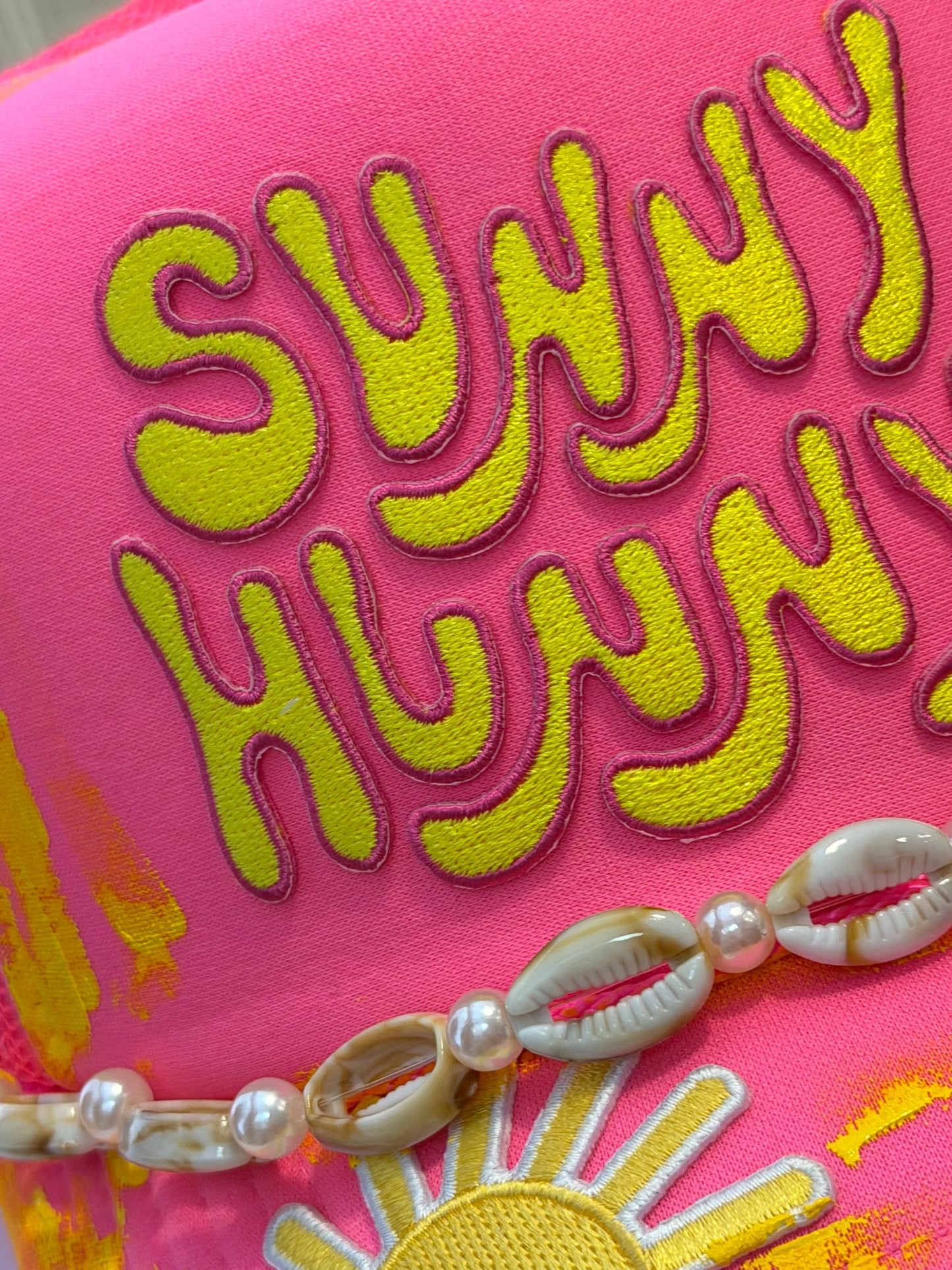 Blu Coconut Sunny Hunny ☀️🌺 Trucker