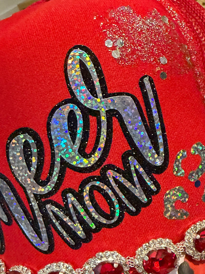 Blu Coconut Red & holographic cheer Trucker Hat