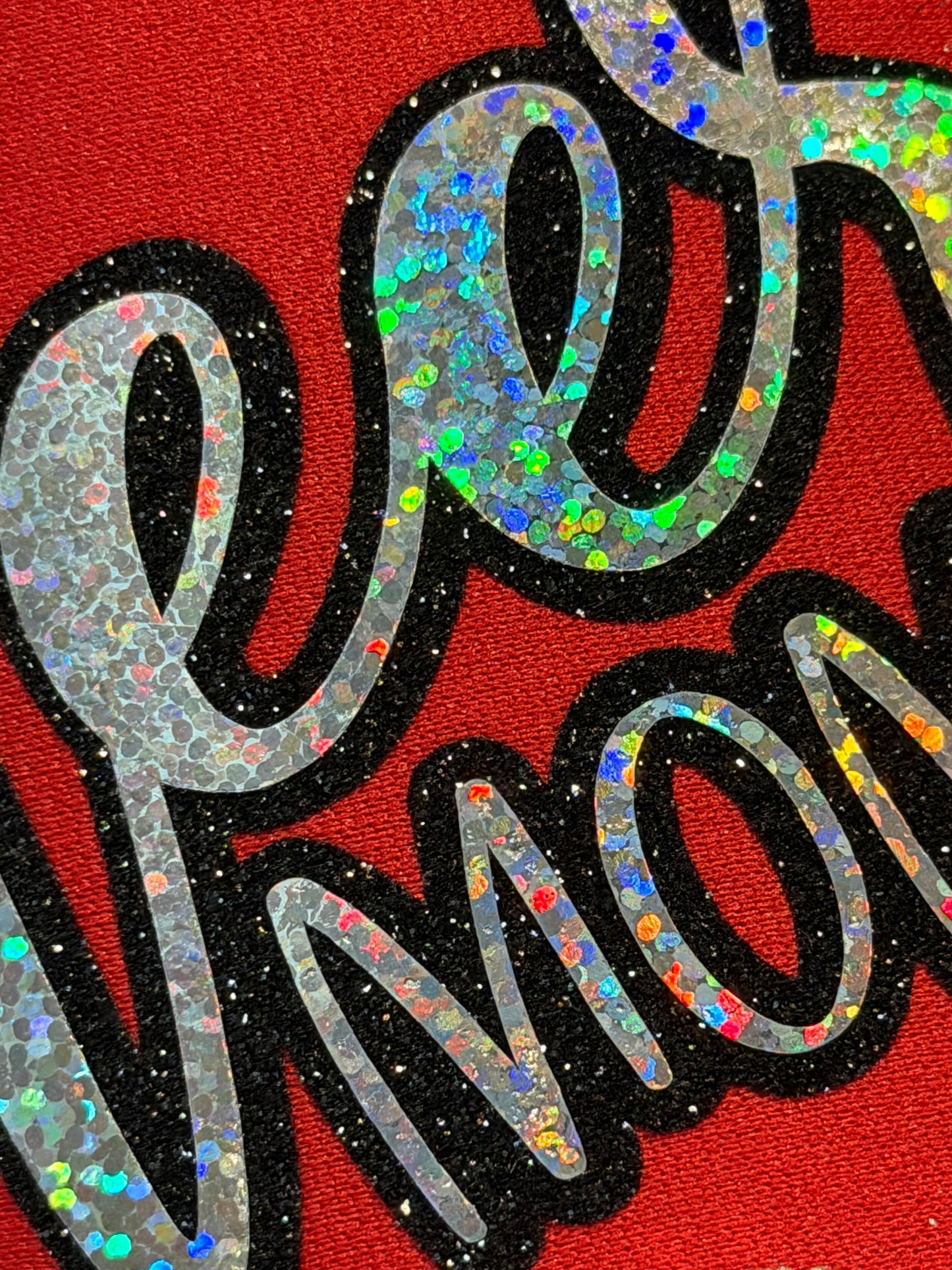 Blu Coconut Red & holographic cheer Trucker Hat