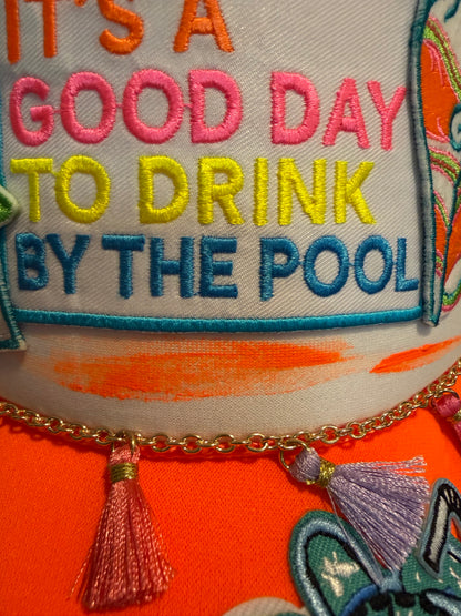 🌴 Blu Coconut It’s a Good Day to Drink by the Pool  Trucker🌴