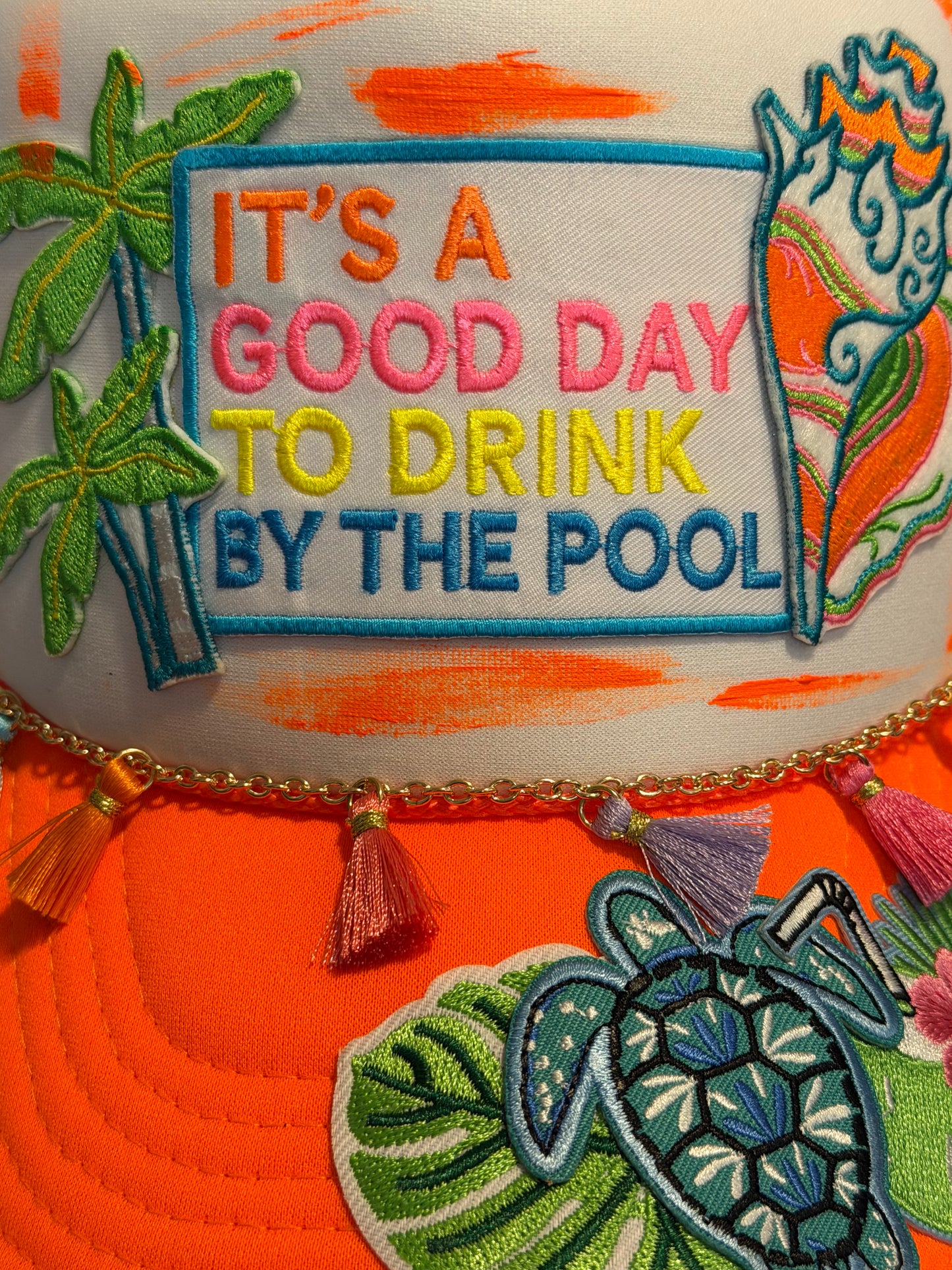🌴 Blu Coconut It’s a Good Day to Drink by the Pool  Trucker🌴