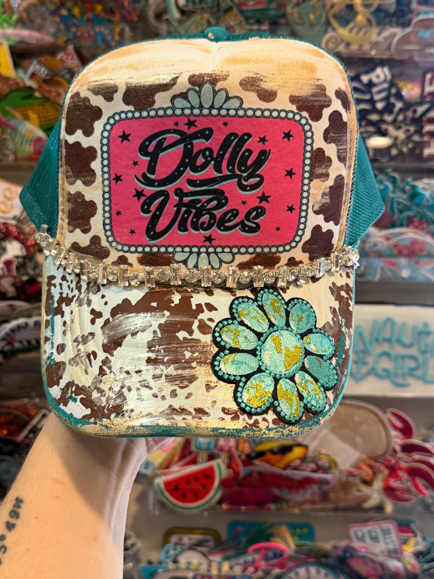 Blu Coconut Dolly Vibes Trucker Hat 🩵