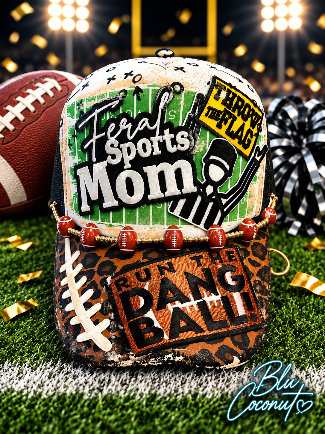 Blu Coconut Feral Sports Mom Trucker Hat