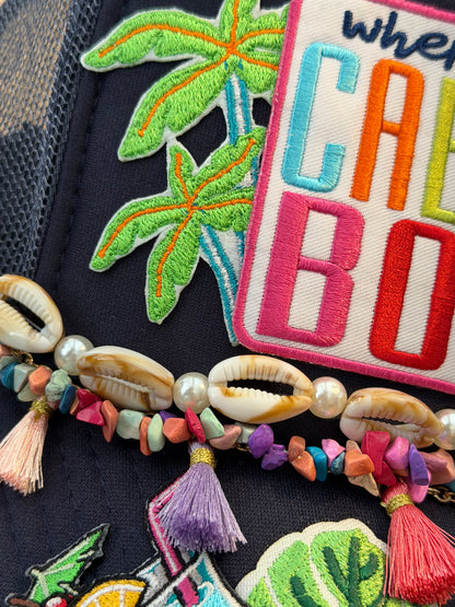 Blu Coconut Cabana Boy Trucker