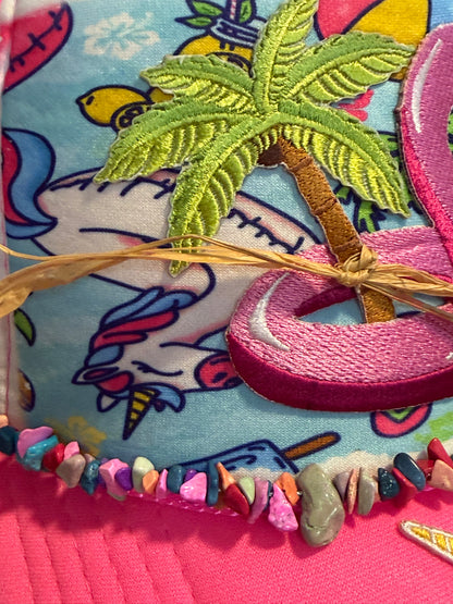 Blu Coconut Pool Float Trucker