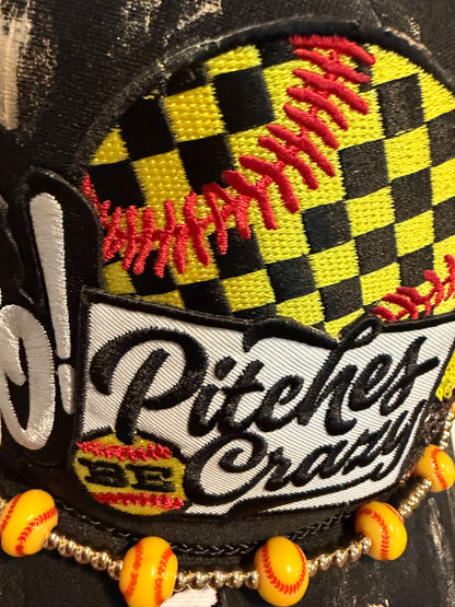 🔥 Pitches Crazy Softball Trucker Hat! 🥎💥
