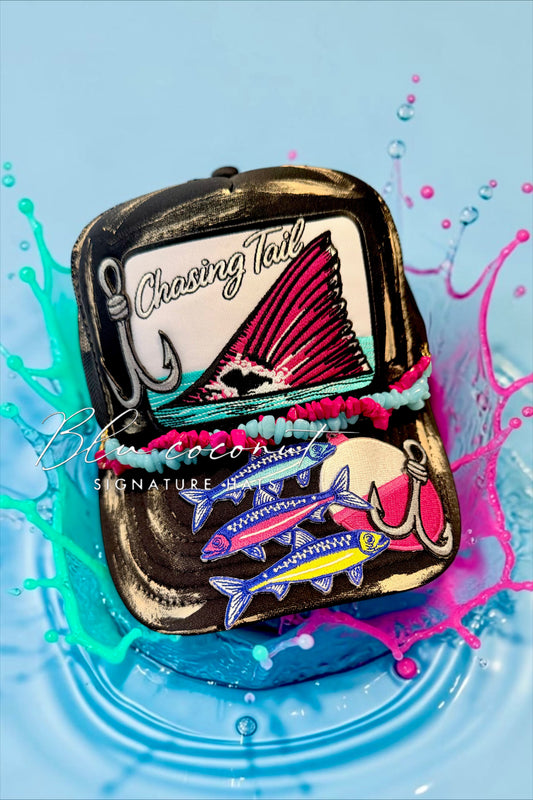Blu Coconut Chasing Tail Trucker 🎣✨